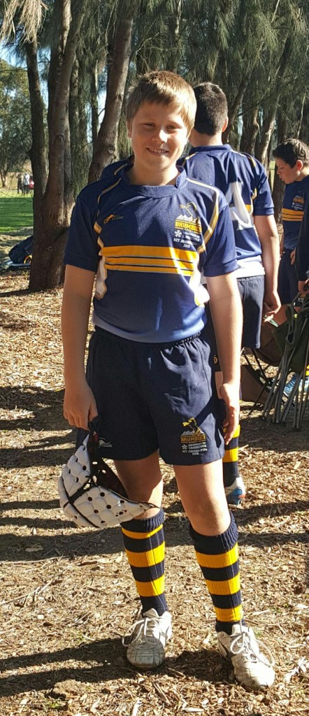 Baden Godfrey played for the Brumbies 12's team. PHOTO: Supplied
