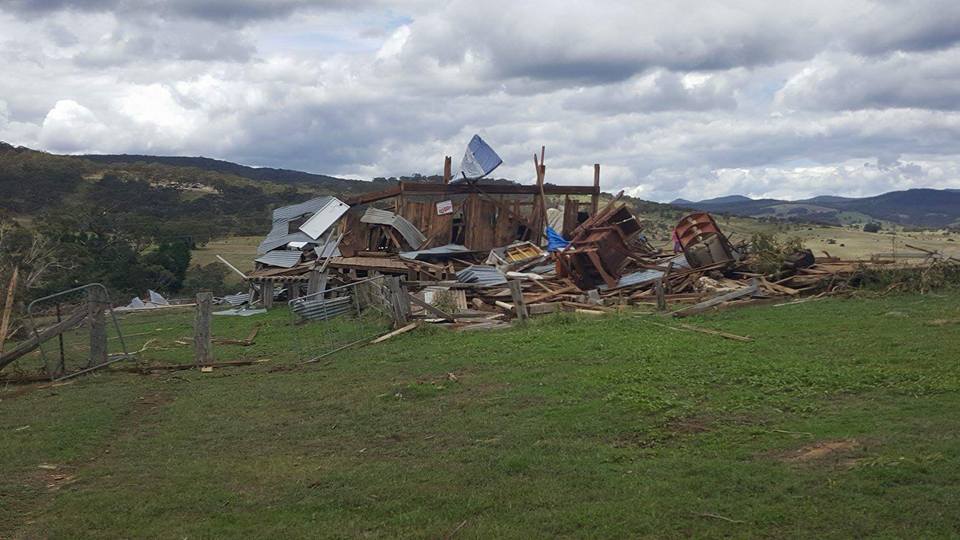Yass SES crews were called to assist the tornado-devastated Forbes Creek area. PHOTO: Yass SES