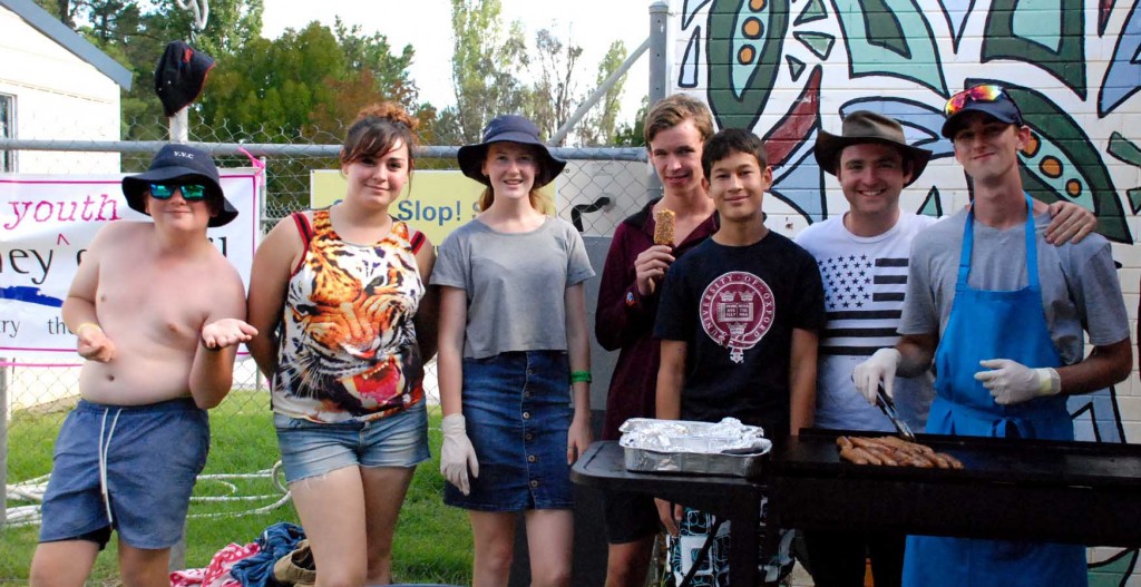 Yass Valley Youth Council organised the dive-in movie entertainment and served up dinner to raise funds for the group's own equipment.
