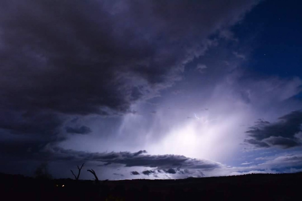 Storm activity from 2 February 2016. PHOTO: James Finniss